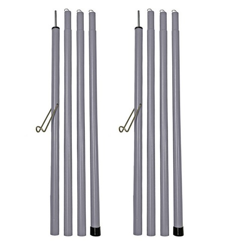 Iron awning pole for - awning,