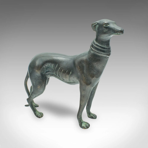 Antique greyhound figure - greyhound,