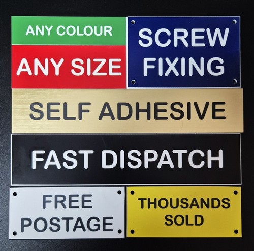 Engraved door sign plaque - sign,