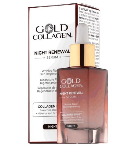 Gold collagen night - gold, renewal