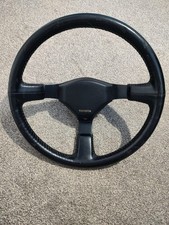 TOYOTA Ae86 Ae82 MR2 Levin Leather Steering Wheel Trueno Corolla Genuine JDM