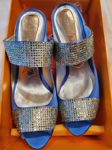 Gorgeous magrit blue satin - magrit,