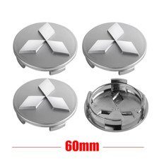 4Pcs 60Mm Car Hub Cap Wheel Center Emblem Cap for  Asx Lancer 10 Outlander 3 L20