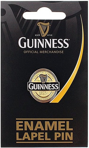 Guinness label metal - , pin