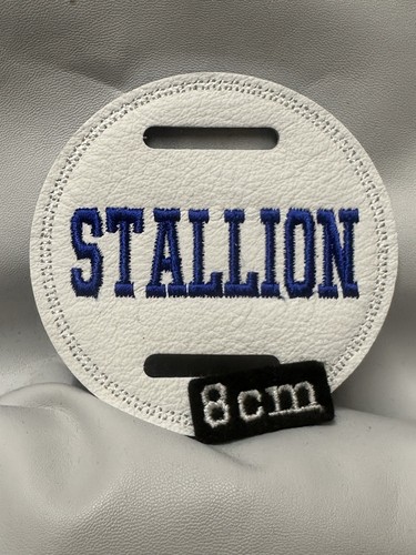 8cm white leather - 8cm,