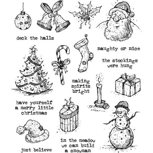 Tim holtz cling rubber - holtz, stamps