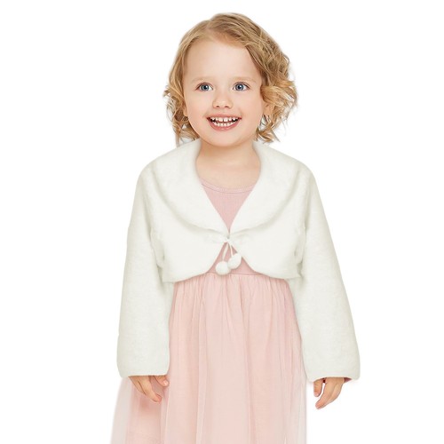 Flower girl cape kids - cape, shawls
