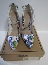 ASOS SHOES FLORAL COURT WITH