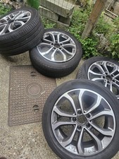 Mercedes Benz C220d Alloy Wheels 17inc With Tyres With Little Scratched