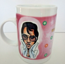 elvis presley, viva las vegas coffee mug in excellent condition