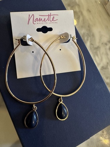 Nanette hoop earrings - hoop,