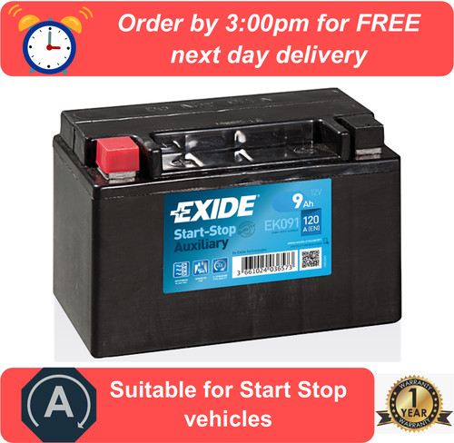 Exide auxiliary battery - auxiliary,