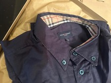 Burberry London Vintage Golf Special EditionShirt BNWOT Box+Bag Navy Blue Size L