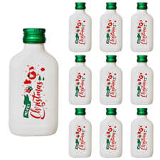 100 ml Christmas Glass Flask