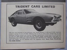 1968 Trident cars Original