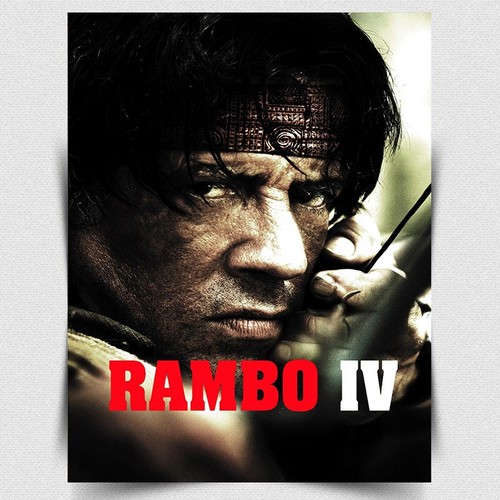 Rambo metal sign wall - metal, plaque