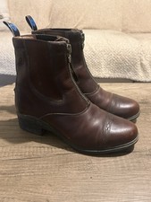 Ariat Cobalt Devon Pro women’s brown zip paddock boots 5.5 RSP £220