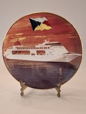 P&O Ferries ARCADIA - Bone China Plate - Captain Rory Smith - Collectible 8"