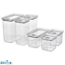 6x IKEA Transparent Dry Food