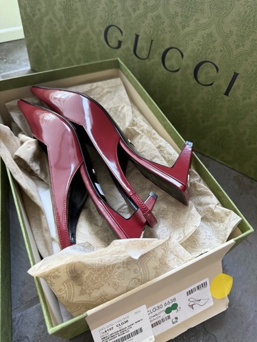 Gucci ancora red heel size - ancora,