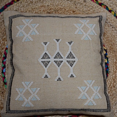 Handwoven sabra pillow - sabra, cover