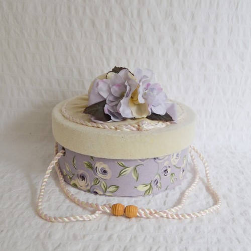 Vintage decorative hat lid - decorative, box