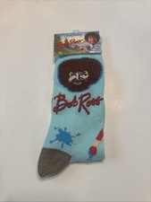 Bob Ross Joy of Painting Socks