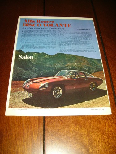 1952 1953 alfa romeo disco - -,