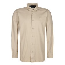 New Mens Long Sleeve Shirt 100% Cotton Button Up Plain Business Smart Casual Top