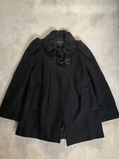 FRENCH CONNECTION BLACK DUFFLE COAT SIZE 8 RRP £120.00