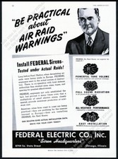 1942 Federal Electric air raid