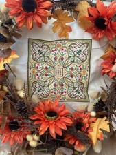 Autumn Knot Garden Cross Stitch Chart
