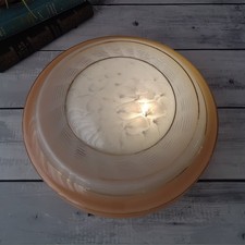 Vtg Art Deco Glass Flycatcher