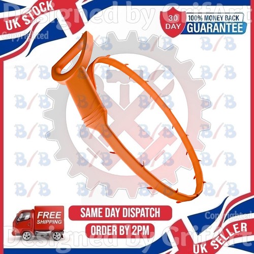 Barbed plug drain unblocker - drain,