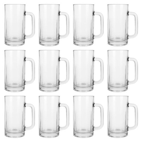 540ml glass pint beer mugs - 540ml,