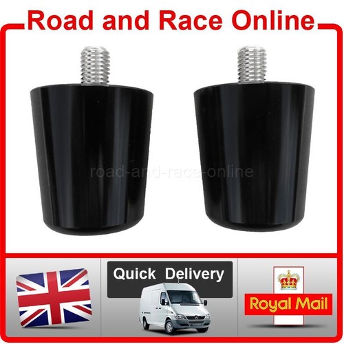 Kawasaki black bar ends - black,
