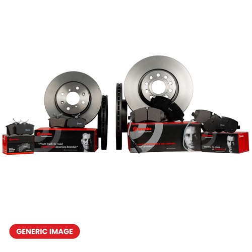 Front rear brake discs - front,