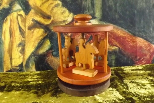 Vintage handmade wooden toy