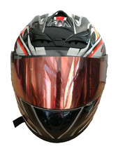 FM FIMEZ MOTORCYCLE ROAD BIKE FULL FACE HELMET SIZE S - 55-56