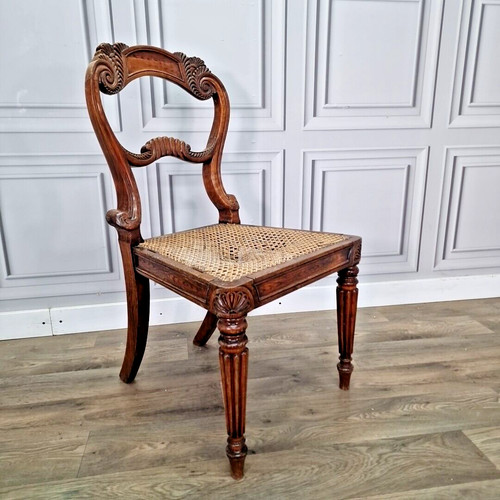 Antique carved chair solid - antique,