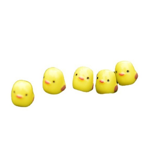 Pack mini yellow chick - of,