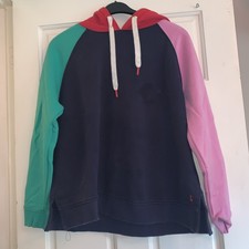 Joules Navy Patch Work Hoodie