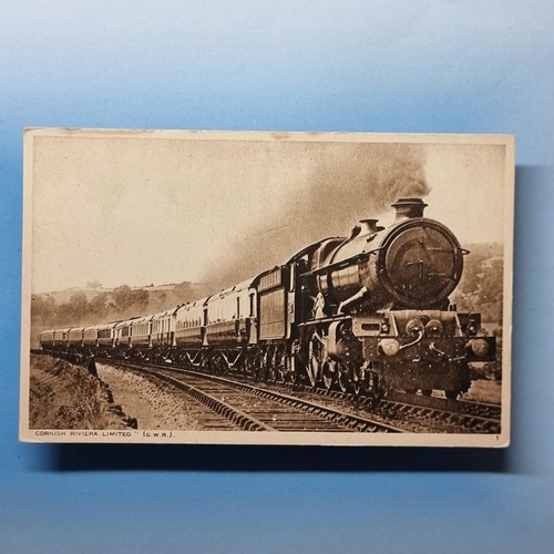 Steam railway postcard - postcard, c1925