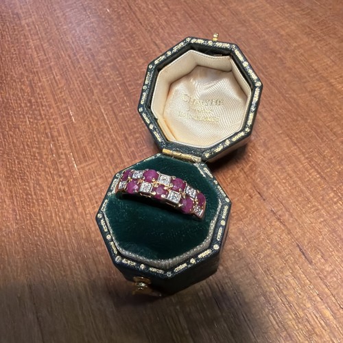 Vintage 9ct gold ruby and - 9ct,