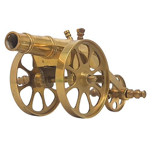 Vintage brass model - vintage, gun