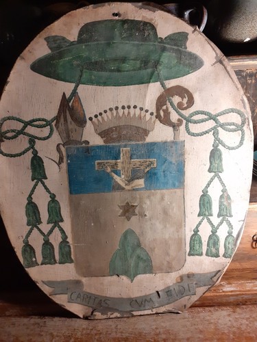 Large antique hand painted - antique, hand-painted