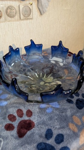 Coloured glass bowls - coloured,