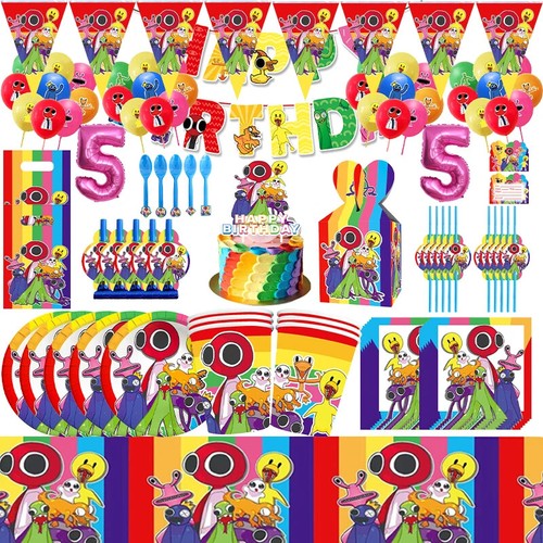 Rainbow friends themed party - themed,
