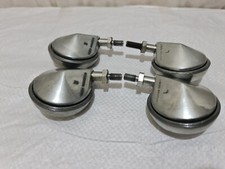 Vintage Magnum Orbit Castors 2 right + 2 left in excellent condition uk made