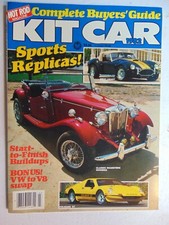 KIT CAR MAGAZINE Hot Rod 1982